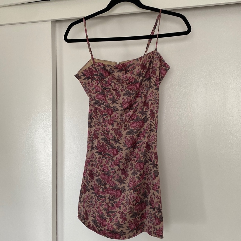 floral vintage looking dress (size 0)